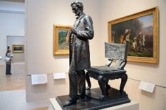 762E Standing Lincoln Bronze Statue Side View - Augustus Saint-Gaudens 1884-87 - American Wing New York Metropolitan Museum of Art.jpg